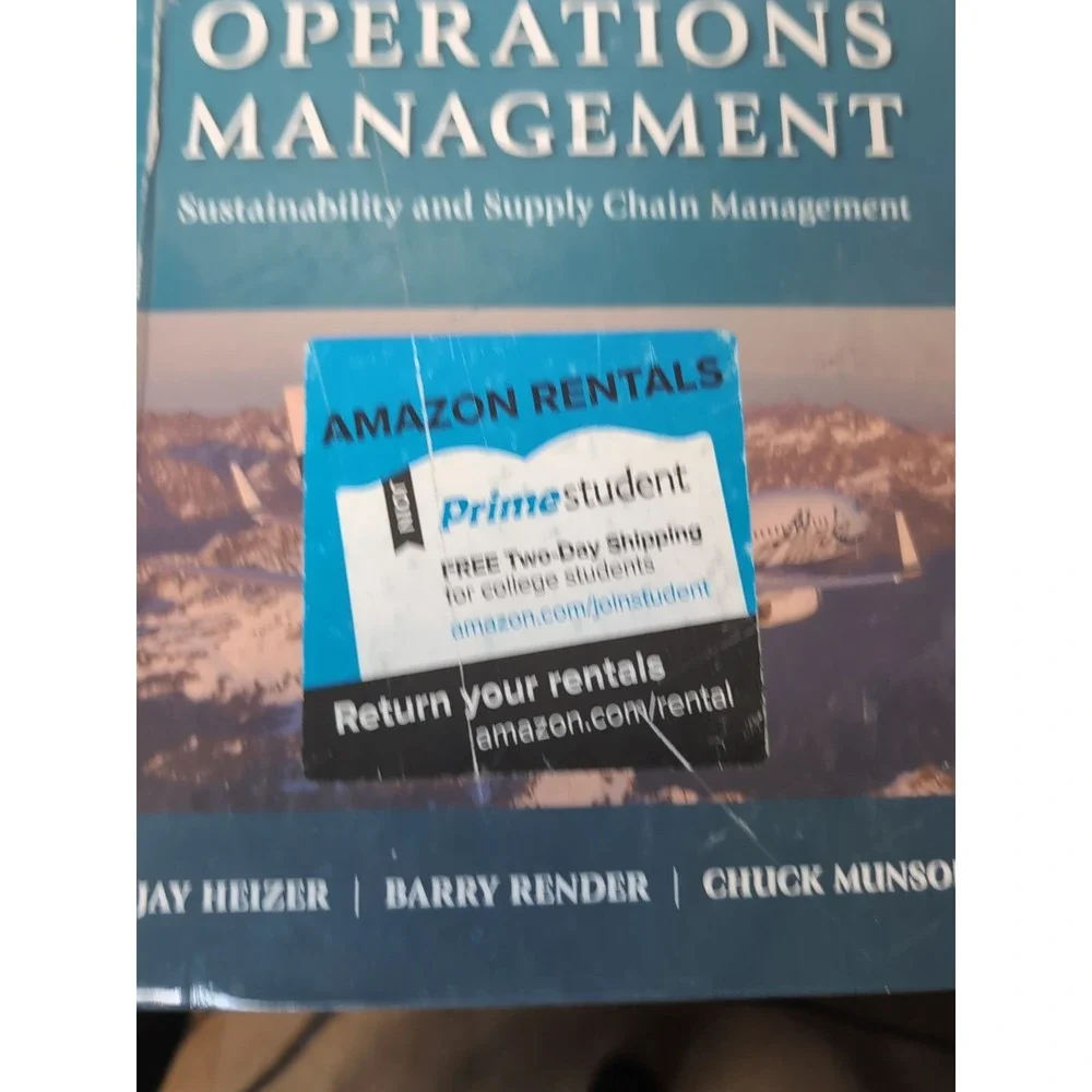 Operations Management‎ : Sustainability and Supply Chain Management by Jay...